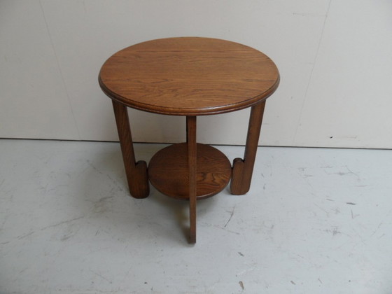 Image 1 of Art Deco round coffee table