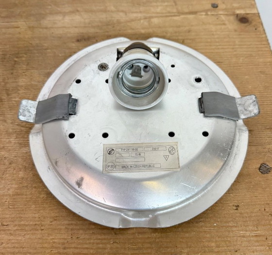 Image 1 of Lampada da parete o da soffitto vintage con vetro opalino, anni '70