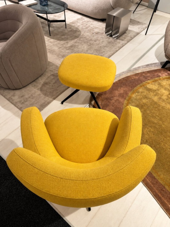 PODE BIBO lounge + poggiapiedi – Poltrone, Metal, Textile (photo 6 of 6)