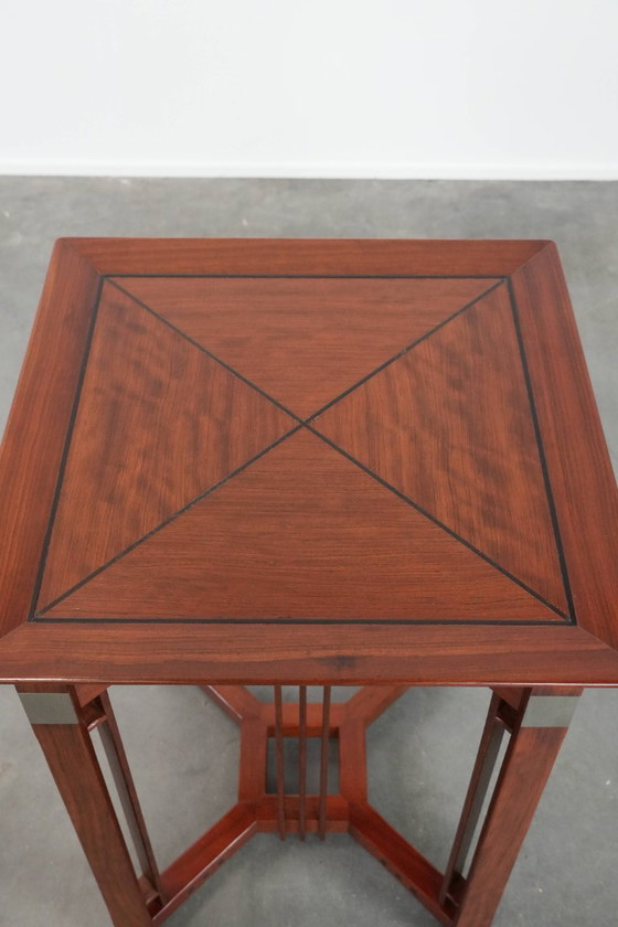 Image 1 of High square Art Deco design side table by Schuitema from the Decoforma series