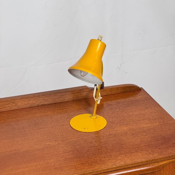 Image 1 of Szarvasi Small Steel Table Lamp, 1960s – Original Condition