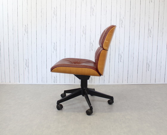 Image 1 of 2X Mim Office Chairs (Mobili Italiani Moderni) Ennio Fazioli Seats