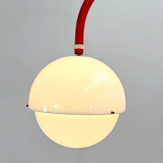 Image 1 of Red Model 4055 Floor Lamp by Luigi Bandini Buti for Kartell, 1960s