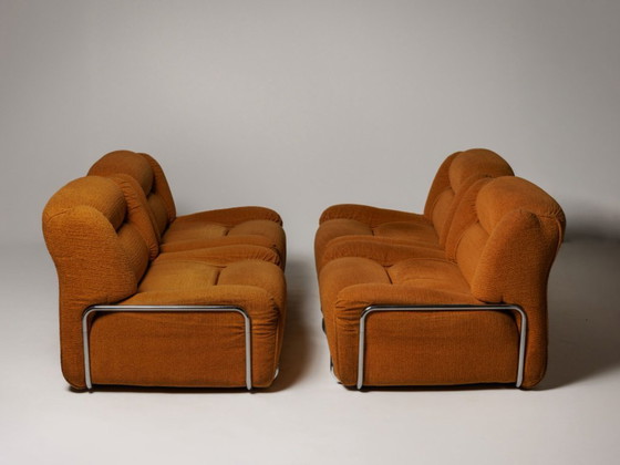 Image 1 of Set di 2 elementi componibili realizzati da Doimo Salotti, Italia, anni '70 (2 set disponibili)