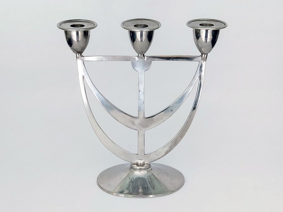 Art Deco candlestick – Candle holders, Metal (photo 2 of 9)
