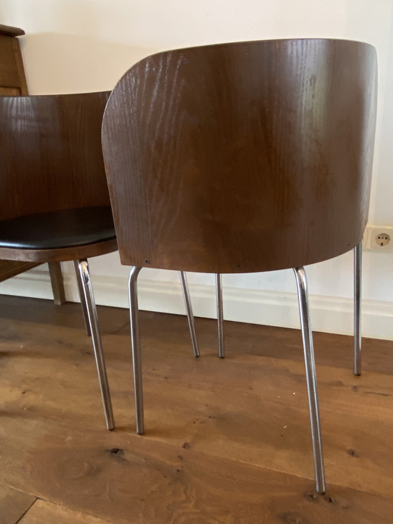 Image 1 of Vintage IKEA dining chairs set by Sandra Kragnert