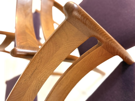 Image 1 of 6x restored Danish dining chair, EMC Møbler '80
