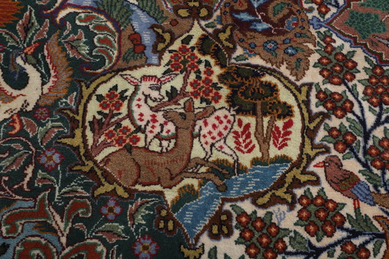 Image 1 of Tapis persan original noué à la main Kashmar Fein Paradise Design 395 x 296 cm Top condition