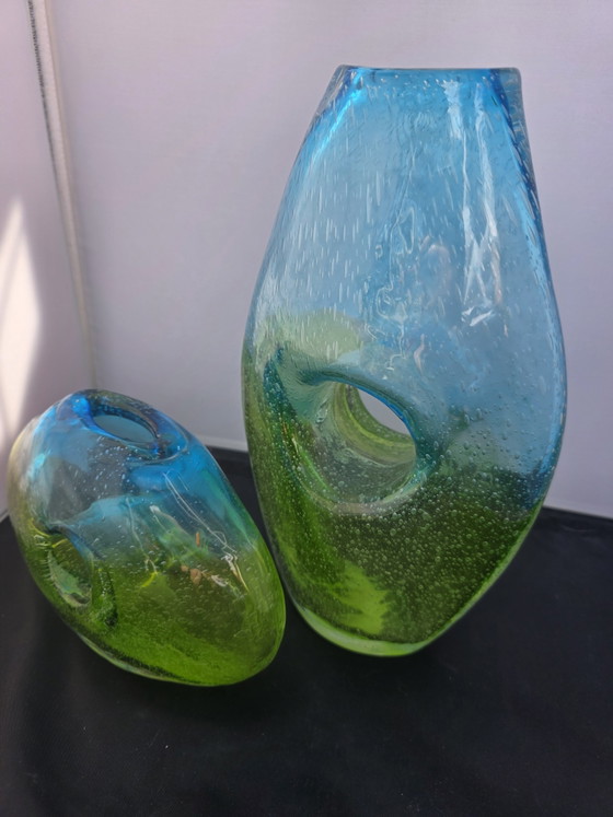 Vintage vase set – Glass (photo 7 of 11)