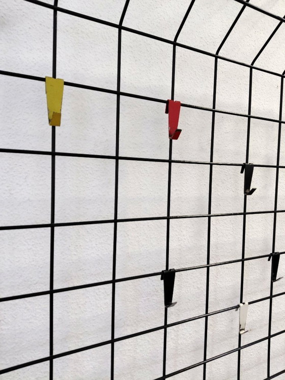 Image 1 of Armadio a muro in filo metallico Karl Fichtel anni '60