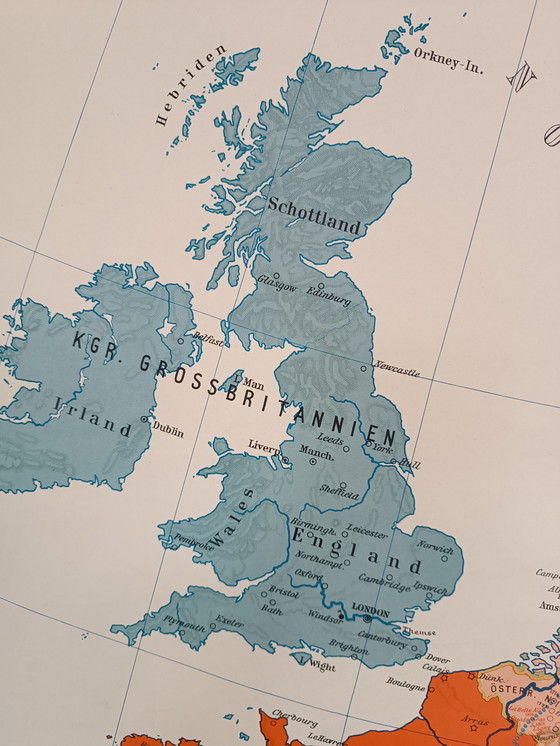 Image 1 of German School Map: Napoleon's Campaigns