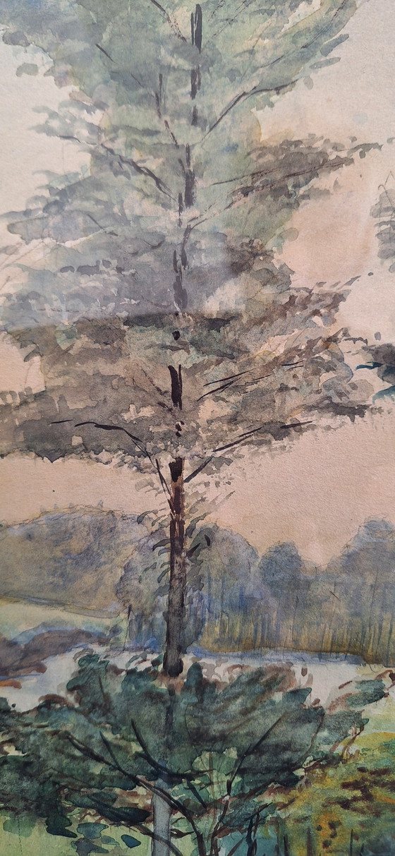 Image 1 of Aquarel A. Belot 1926