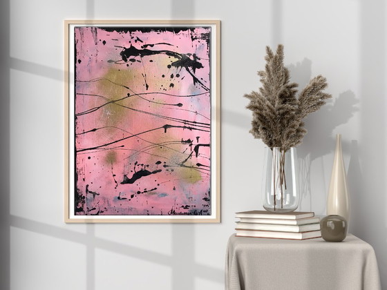 Original Acrylic Painting Abstract Expressionism Tenderness – Paintings & Drawings, Canvas (photo 2 of 7)