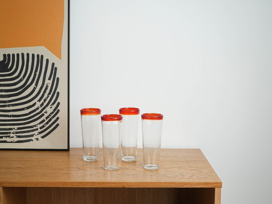 Image 1 of Set di quattro bicchieri, design italiano, anni '70, made in Italy