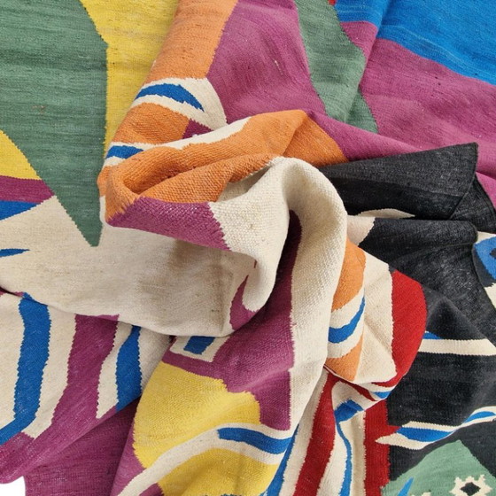 Henri Matisse The Creole Dancer 1950 Inspired Handwoven Tapestry | Unique Piece (105 × 77 in) (photo 11 of 11)