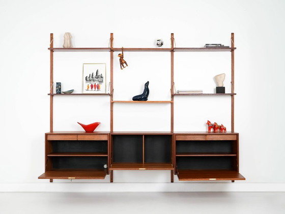 Image 1 of Teakholz-Regal, dänisches Design, 1960er Jahre, Designer: Poul Cadovius