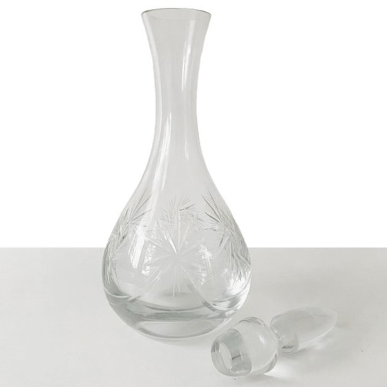 Image 1 of Carafe vintage en cristal