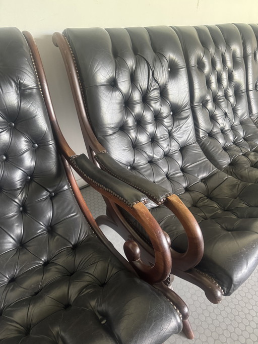 4 sièges chesterfield