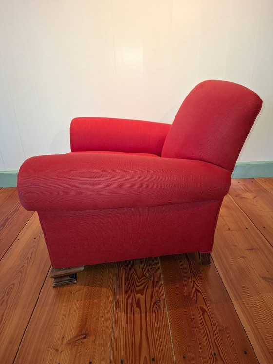 Fauteuil Vintage – Textile, Wood (photo 2 of 7)