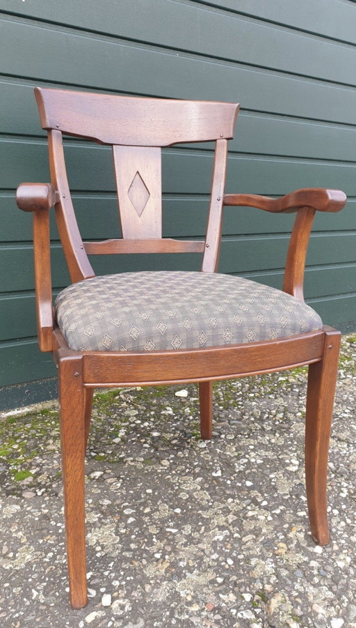 4 Bannink jugendstil eetkamer armstoelen