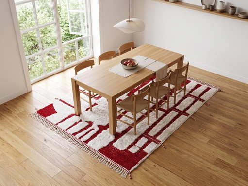 Marokkanischer Berberteppich aus Wolle 220/300 – vloerkleden en tapijten, Wool (photo 2 of 7)
