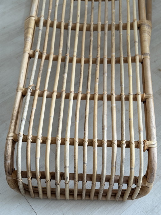 Image 1 of Rattan lounger Jassa Piet Hein Eek for Ikea 2017