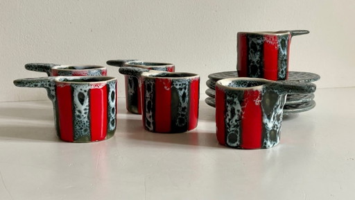 Luc VALLAURIS Kunst Keramische Kopjes