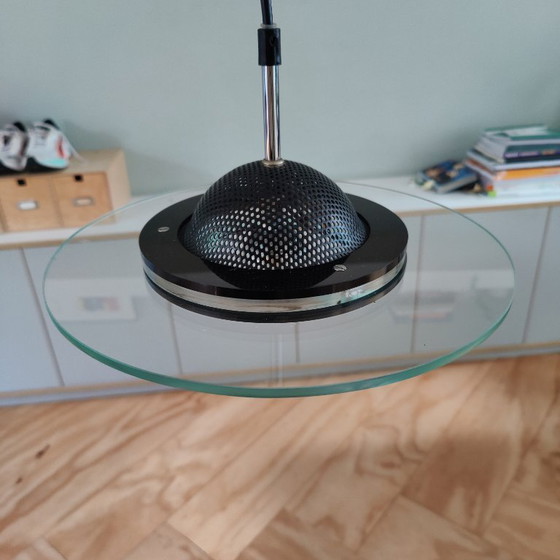 Suspension UFO de Harco Loor Design (petite taille), fin des années 1970 – Glass, Metal (photo 8 of 10)