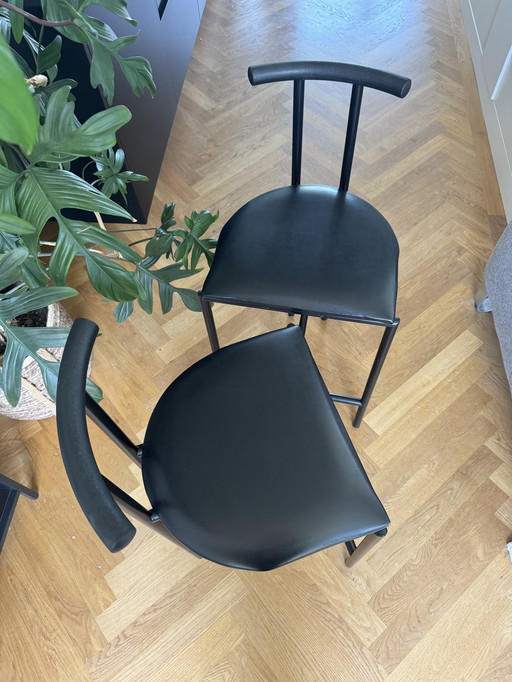 Tabouret de bar Tokyo inspiré par Rodney Kinsman pour Bieffeplast, inspiré des années 1980