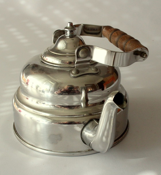 Image 1 of Bollitore per il tè - bollitore in acciaio inossidabile per la cucina retrò