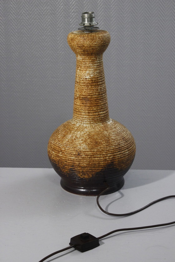 Image 1 of Very large floor lamp base in vintage 1970s ceramic design