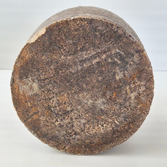 Image 1 of Vintage aardewerk vaas uit de jaren 60, drielobbig, jaren 60, DLG La Borne, Deblander Pouchain