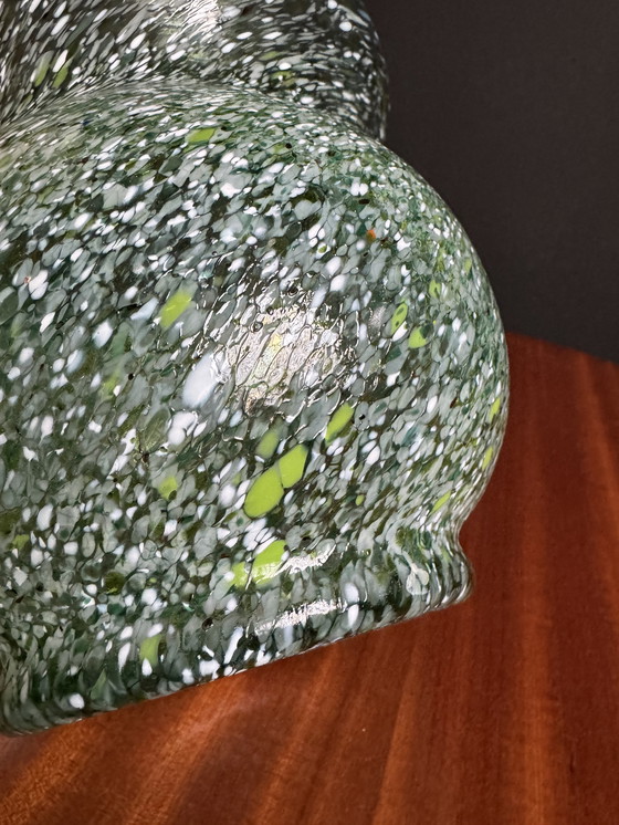 Image 1 of Antique Murano glass ball vase
