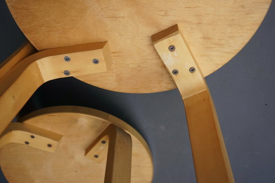 Image 1 of Model 66 Chairs attributed to Alvar Aalto, 1980s, Set of 2
