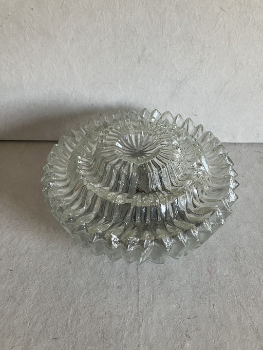 Glashütte Limburg vintage plafondlamp of plafonnière