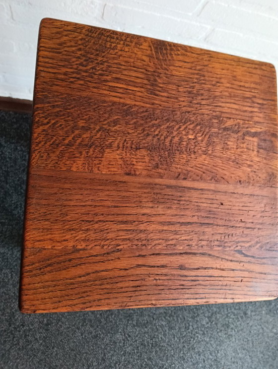 Image 1 of table à plantes vintage en bois