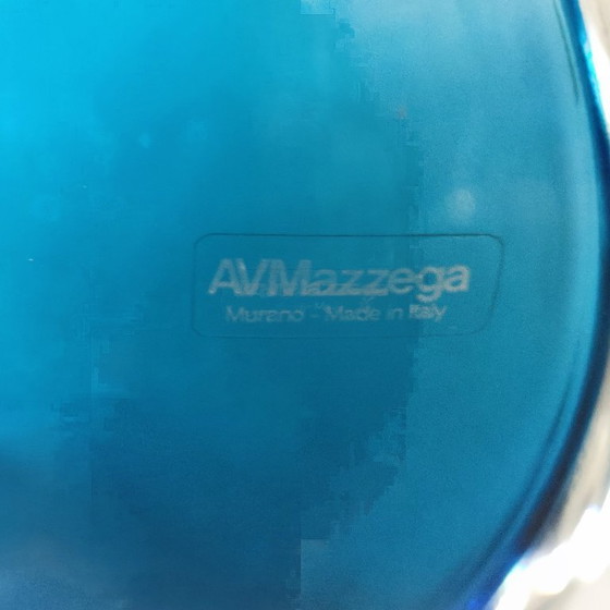 Image 1 of Originale Mazzega-Vase aus Muranoglas, 1980er Jahre