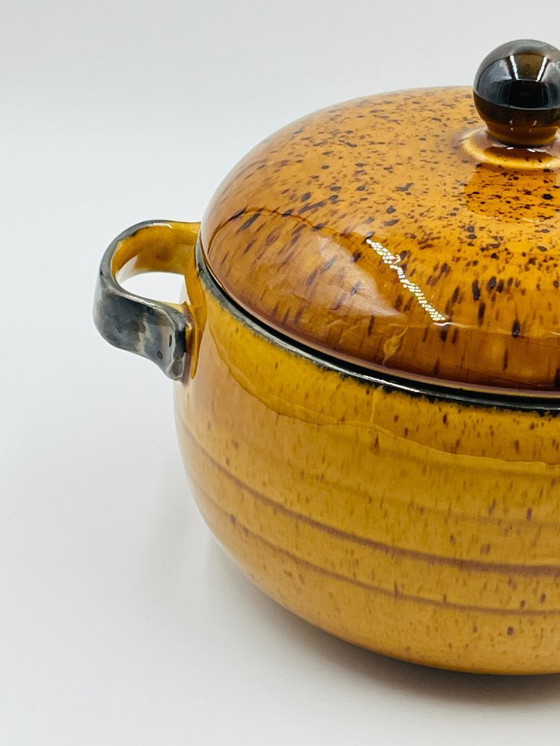 Image 1 of Boch La Louvière vintage keramische terrine met Palma-patroon