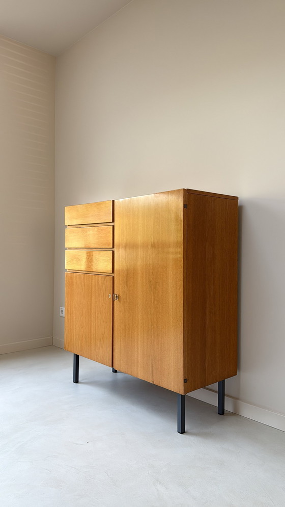 Image 1 of Vintage mid century wooden high board