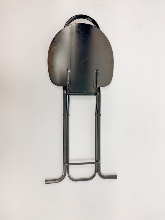 Image 1 of Sedia pieghevole Dafne nera di Gastone Rinaldi - anni '70