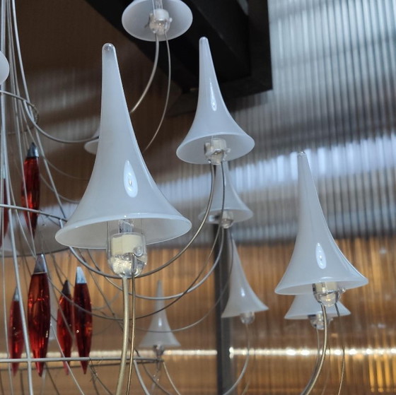 Image 1 of Lustre Plume Maison Baccarat 12 lumières en Crystal