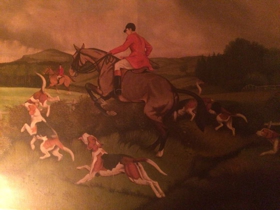 Image 1 of Huntsmen with hounds