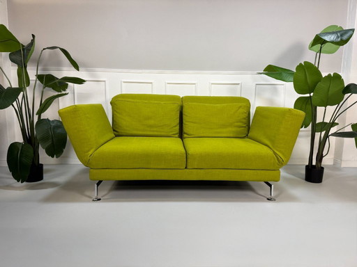 Brühl Moule Sofa Grün Schlafsofa Designer Couch Stoff