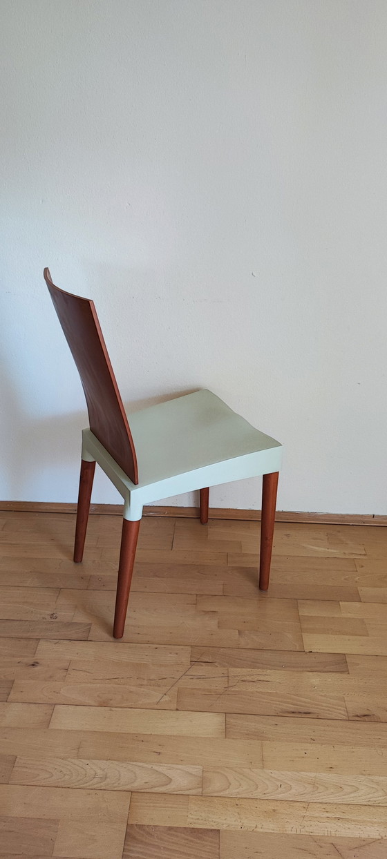 Image 1 of PHILIPPE STARCK – Kartell 4874 “Miss Trip” – Cereza / Verde salvia.