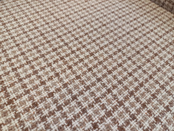 Image 1 of Large vintage armchair upholstered in wool fabric from the 1970s