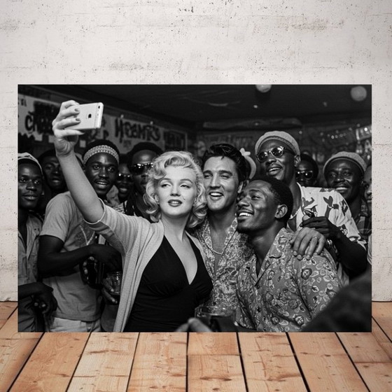 Photo Printed on Plexi or Alu / Limited and Numbered Series / Marilyn and Elvis / Pop Art – farouk ferrah (photo 5 of 5)