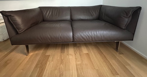Poltrona Frau John-John leather sofa, original price approx. €11,000 – 2 zitsbanken
