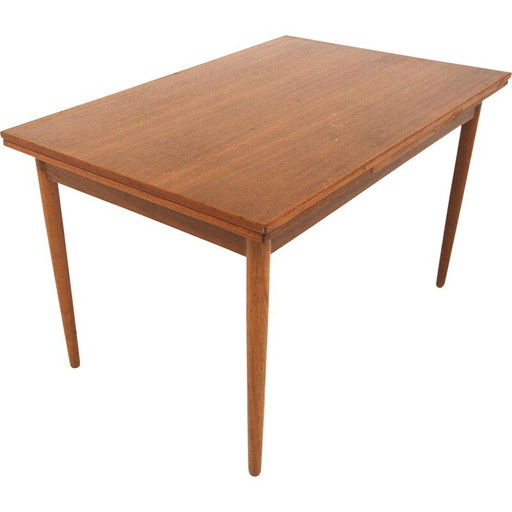 Tavolo da pranzo vintage in teak "portafoglio" per Farstrup, Danimarca 1960