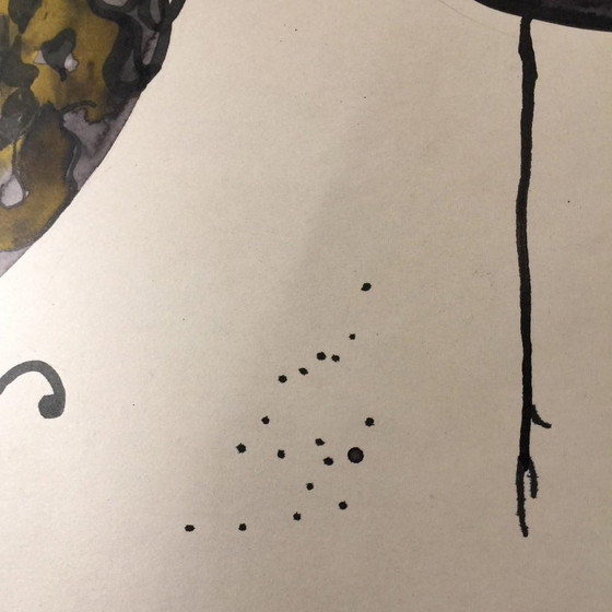 Anne Body, Il Grande Combattimento, Tecnica Mista su Carta, 1965 – Dipinti e disegni, Paper (photo 12 of 15)