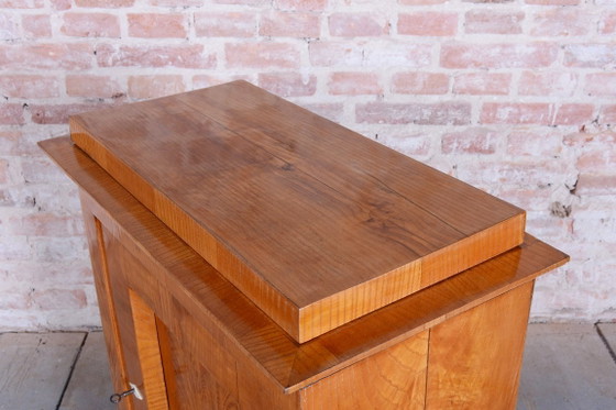 Gerestaureerd Biedermeier-kastje, essenhout, sparrenhout, Pools, Tsjechisch, jaren 1830 – Kasten, Wood (photo 9 of 21)